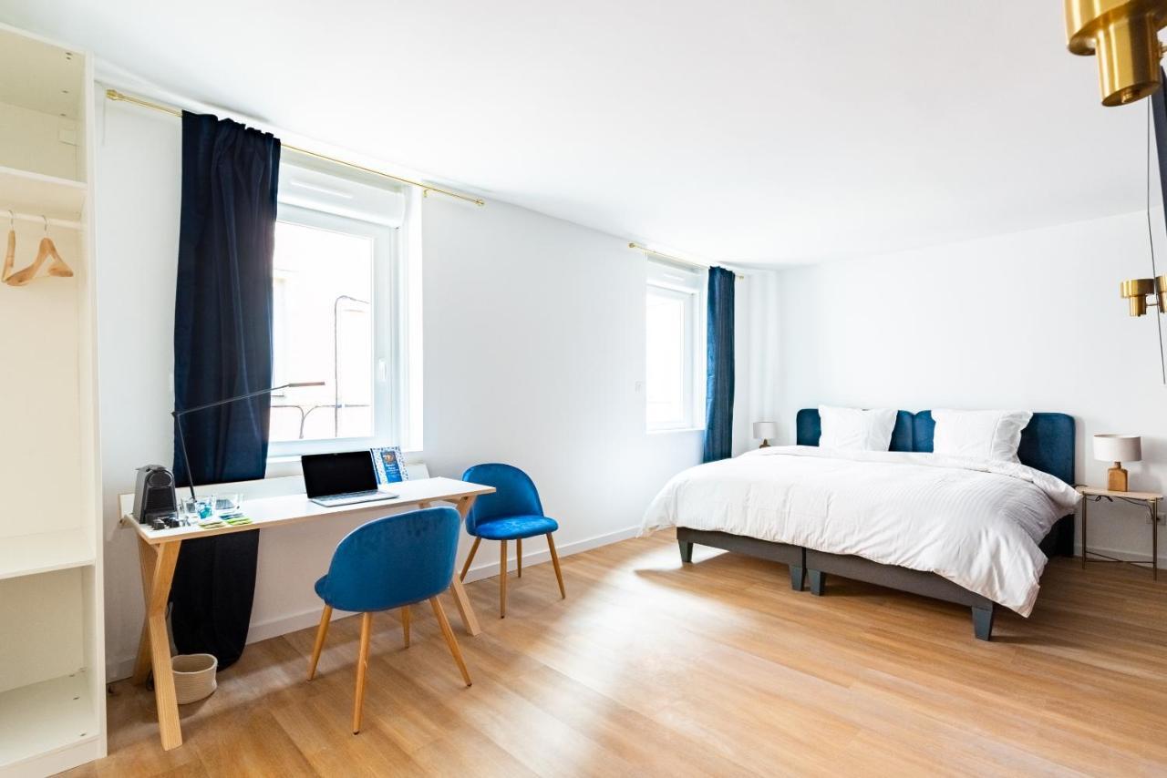 Apartament Calme & Chic Bleu - Proche Gare Et Centre Dijon Zewnętrze zdjęcie